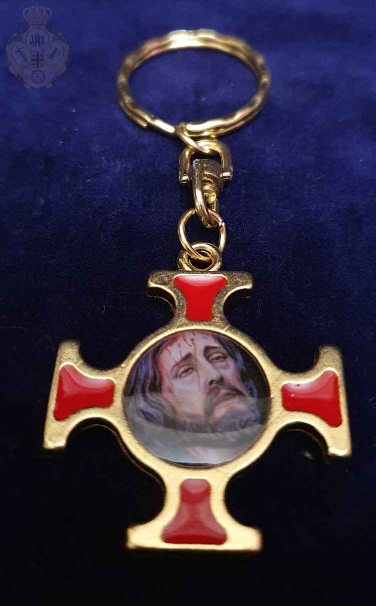 Llavero con la imagen del Santo Entierro