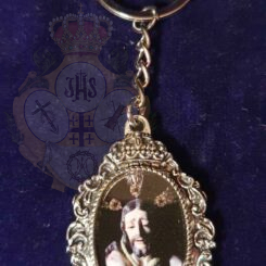 Llavero con la imagen de Jesús Atado a la Columna