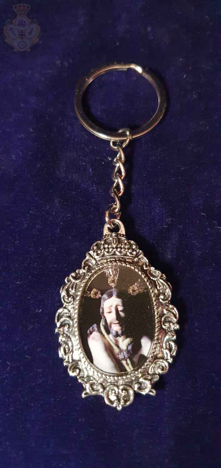 Llavero con la imagen de Jesús Atado a la Columna