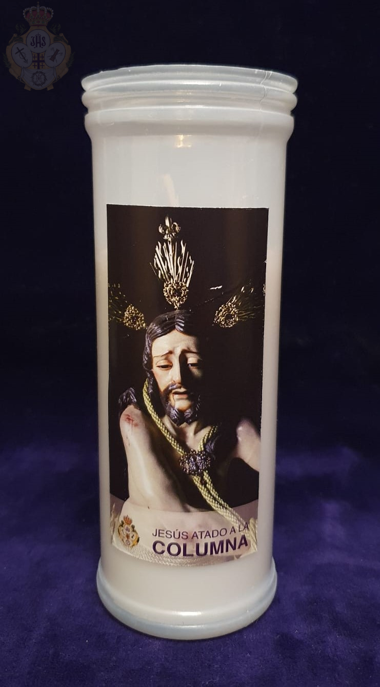 Vela grande con la imagen de Jesús Atado a la Columna - Imagen 5