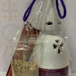 Pack Nazareno de incienso en color morado y blanco