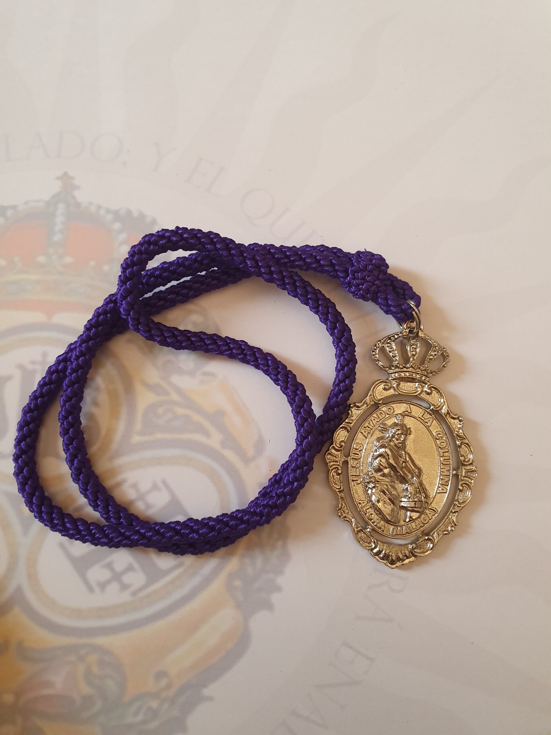 Medalla Cristo de la Columna