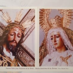 Postal Nazareno de las Torres y Virgen de las Ánimas